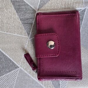 Danier Red $$ and Card Holder